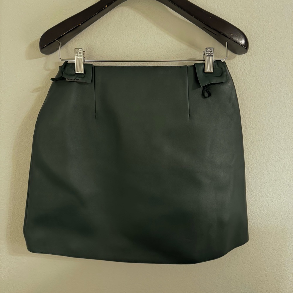 Ralph Lauren Collection Kyler Lambskin Miniskirt - Picture 8 of 14